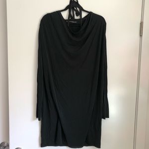 All Saints little black Jersey mini dress.